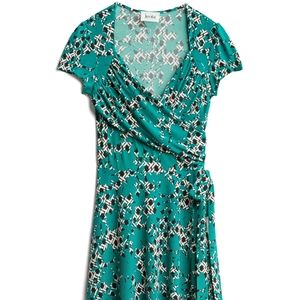 Landry Faux Wrap Knit Dress